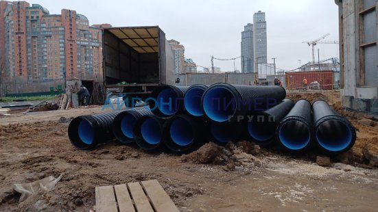 Корсис труба гофрированная ID 200*225 мм SN8