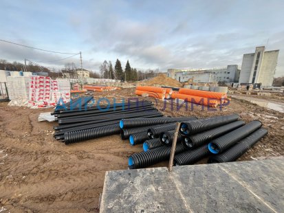 Корсис труба гофрированная ID 200*225 мм SN8