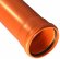 Труба НПВХ (PVC) рыжий (коричневый) Дн 110х3.2 L 0,56м